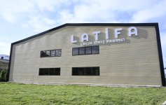 Prezident İlham Əliyev “LATIFA” Laçın tikiş fabrikinin açılışında iştirak edib (FOTO/VİDEO) (YENİLƏNİB)