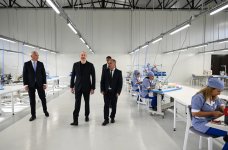 Prezident İlham Əliyev “LATIFA” Laçın tikiş fabrikinin açılışında iştirak edib (FOTO/VİDEO) (YENİLƏNİB)