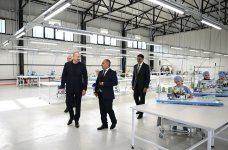Prezident İlham Əliyev “LATIFA” Laçın tikiş fabrikinin açılışında iştirak edib (FOTO/VİDEO) (YENİLƏNİB)