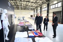 Prezident İlham Əliyev “LATIFA” Laçın tikiş fabrikinin açılışında iştirak edib (FOTO/VİDEO) (YENİLƏNİB)