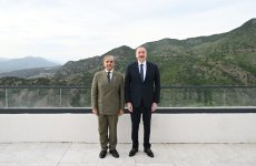 Laçında Prezident İlham Əliyevin Pakistanın Baş naziri ilə nahar əsnasında geniş tərkibdə görüşü olub (FOTO/VİDEO)