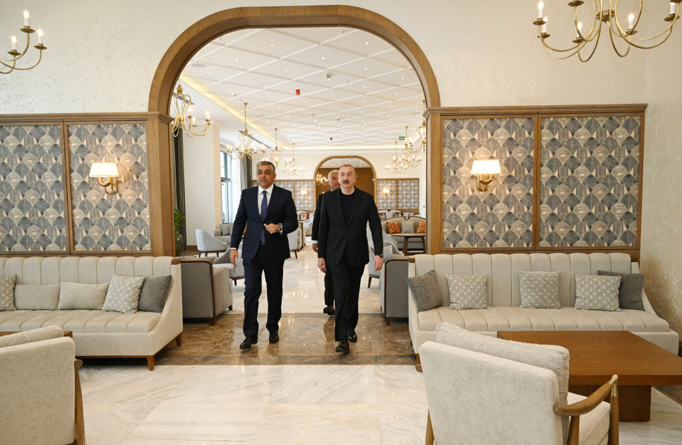 Prezident İlham Əliyev “Laçın” İstirahət Kompleksinin açılışında iştirak edib (FOTO)