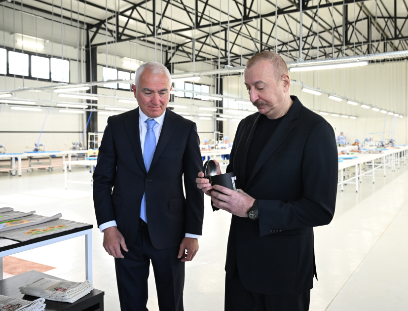 Prezident İlham Əliyev “LATIFA” Laçın tikiş fabrikinin açılışında iştirak edib (FOTO/VİDEO) (YENİLƏNİB)