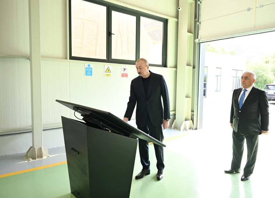 Prezident İlham Əliyev Laçında “Aşağı Malıbəyli” və “Mirik” su elektrik stansiyalarının açılışında iştirak edib (FOTO)