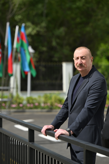 Prezident İlham Əliyev Laçında “Aşağı Malıbəyli” və “Mirik” su elektrik stansiyalarının açılışında iştirak edib (FOTO)