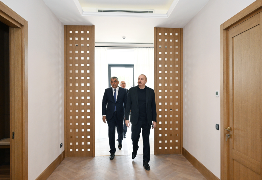 Prezident İlham Əliyev “Laçın” İstirahət Kompleksinin açılışında iştirak edib (FOTO)