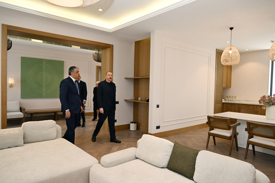 Prezident İlham Əliyev “Laçın” İstirahət Kompleksinin açılışında iştirak edib (FOTO)