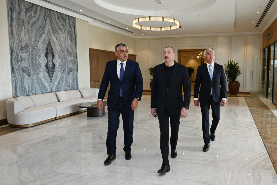Prezident İlham Əliyev “Laçın” İstirahət Kompleksinin açılışında iştirak edib (FOTO)