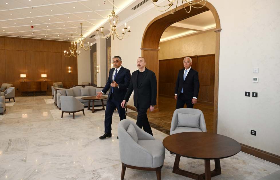 Prezident İlham Əliyev “Laçın” İstirahət Kompleksinin açılışında iştirak edib (FOTO)