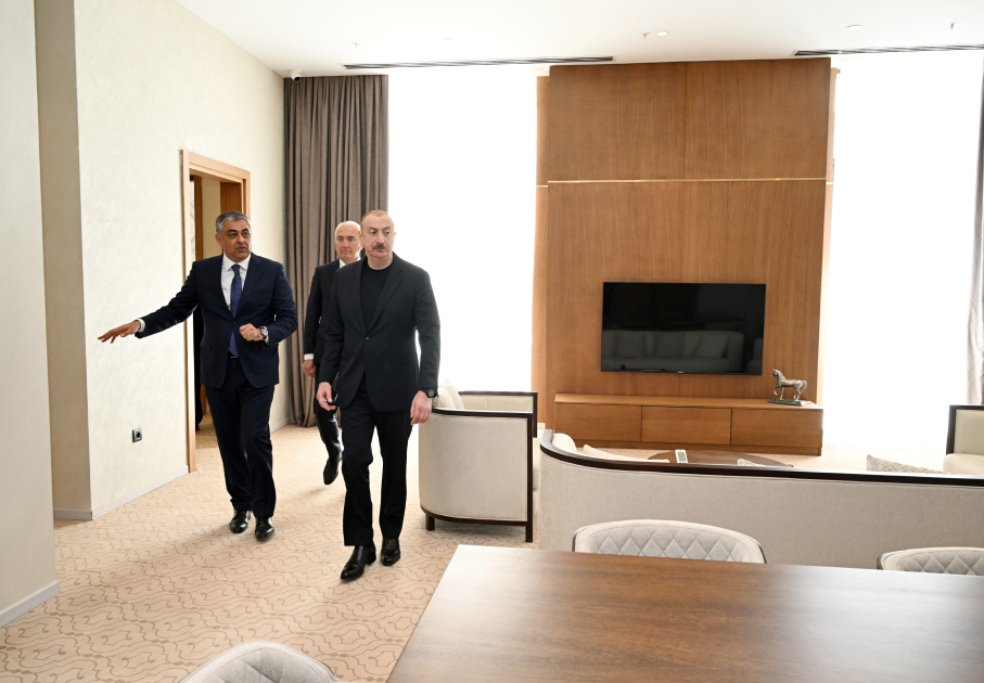 Prezident İlham Əliyev “Laçın” İstirahət Kompleksinin açılışında iştirak edib (FOTO)
