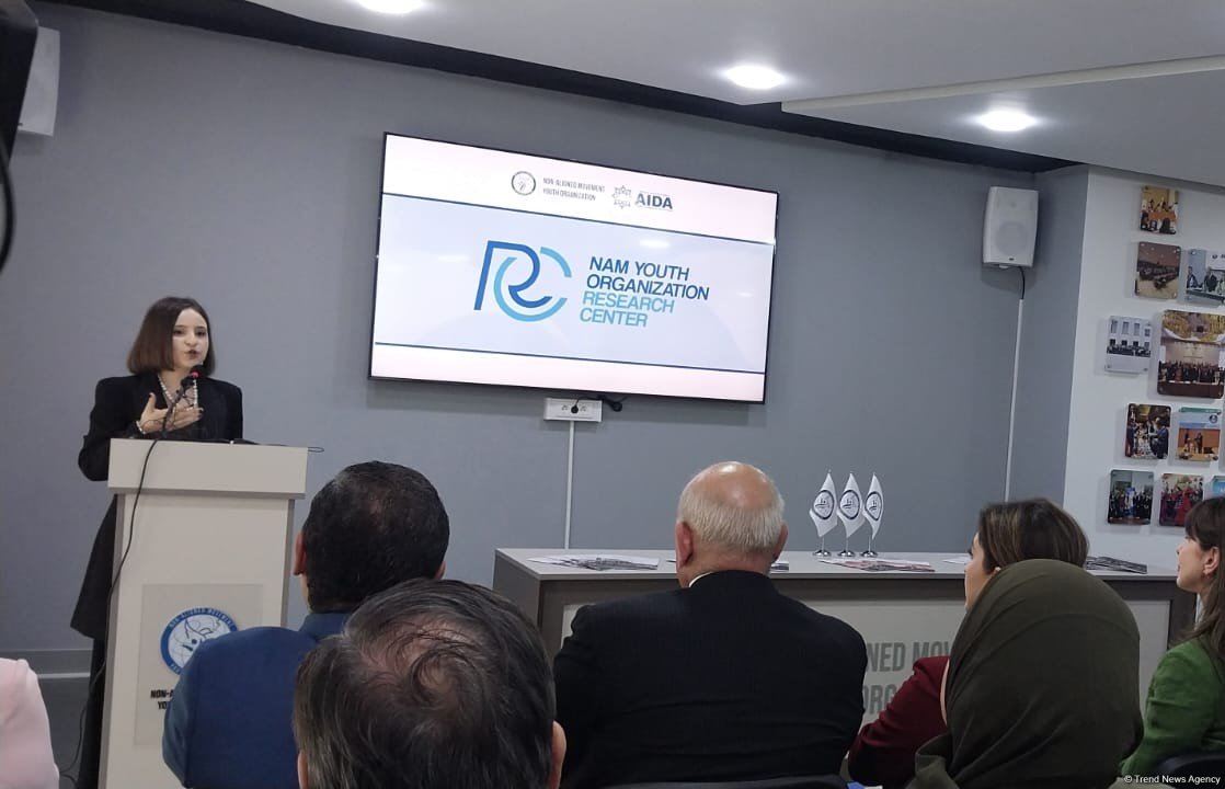 Bakıda Qoşulmama Hərəkatı Gənclər Təşkilatının Tədqiqat Mərkəzinin rəsmi açılış mərasimi keçirilib (FOTO) (YENİLƏNİB)
