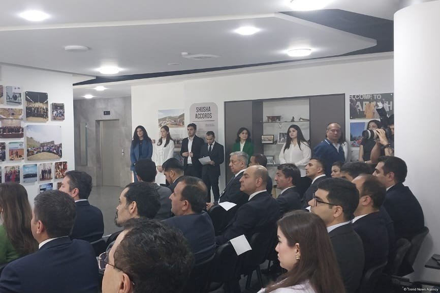 Bakıda Qoşulmama Hərəkatı Gənclər Təşkilatının Tədqiqat Mərkəzinin rəsmi açılış mərasimi keçirilib (FOTO) (YENİLƏNİB)