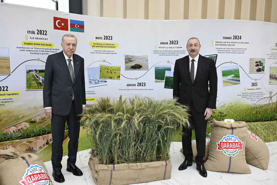 Prezident İlham Əliyev və Türkiyə Prezidenti Rəcəb Tayyib Ərdoğan Laçın Beynəlxalq Hava Limanının açılış mərasimində iştirak ediblər (FOTO/VİDEO) (YENİLƏNİB-2)