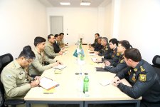 Zakir Həsənov və Pakistan Quru Qoşunları komandanı birgə təlimlərin intensivliyinin artırılmasını müzakirə ediblər (FOTO)