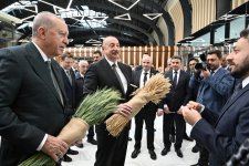 Prezident İlham Əliyev və Türkiyə Prezidenti Rəcəb Tayyib Ərdoğan Laçın Beynəlxalq Hava Limanının açılış mərasimində iştirak ediblər (FOTO/VİDEO) (YENİLƏNİB-2)