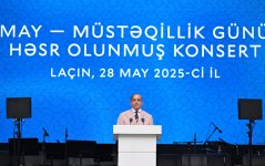 Laçında 28 May - Müstəqillik Gününə həsr olunmuş konsert keçirilib (FOTO/VİDEO) (YENİLƏNİB-3)