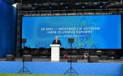 Laçında 28 May - Müstəqillik Gününə həsr olunmuş konsert keçirilib (FOTO/VİDEO) (YENİLƏNİB-3)