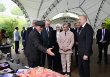 Prezident İlham Əliyev, Türkiyə Prezidenti və Pakistanın Baş naziri Laçın şəhərində seyrəngahda olublar (FOTO/VİDEO)