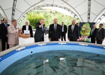 Prezident İlham Əliyev, Türkiyə Prezidenti və Pakistanın Baş naziri Laçın şəhərində seyrəngahda olublar (FOTO/VİDEO)