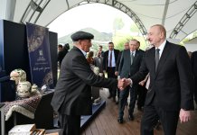 Prezident İlham Əliyev, Türkiyə Prezidenti və Pakistanın Baş naziri Laçın şəhərində seyrəngahda olublar (FOTO/VİDEO)