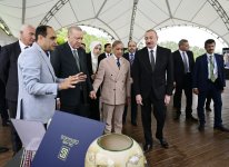 Prezident İlham Əliyev, Türkiyə Prezidenti və Pakistanın Baş naziri Laçın şəhərində seyrəngahda olublar (FOTO/VİDEO)
