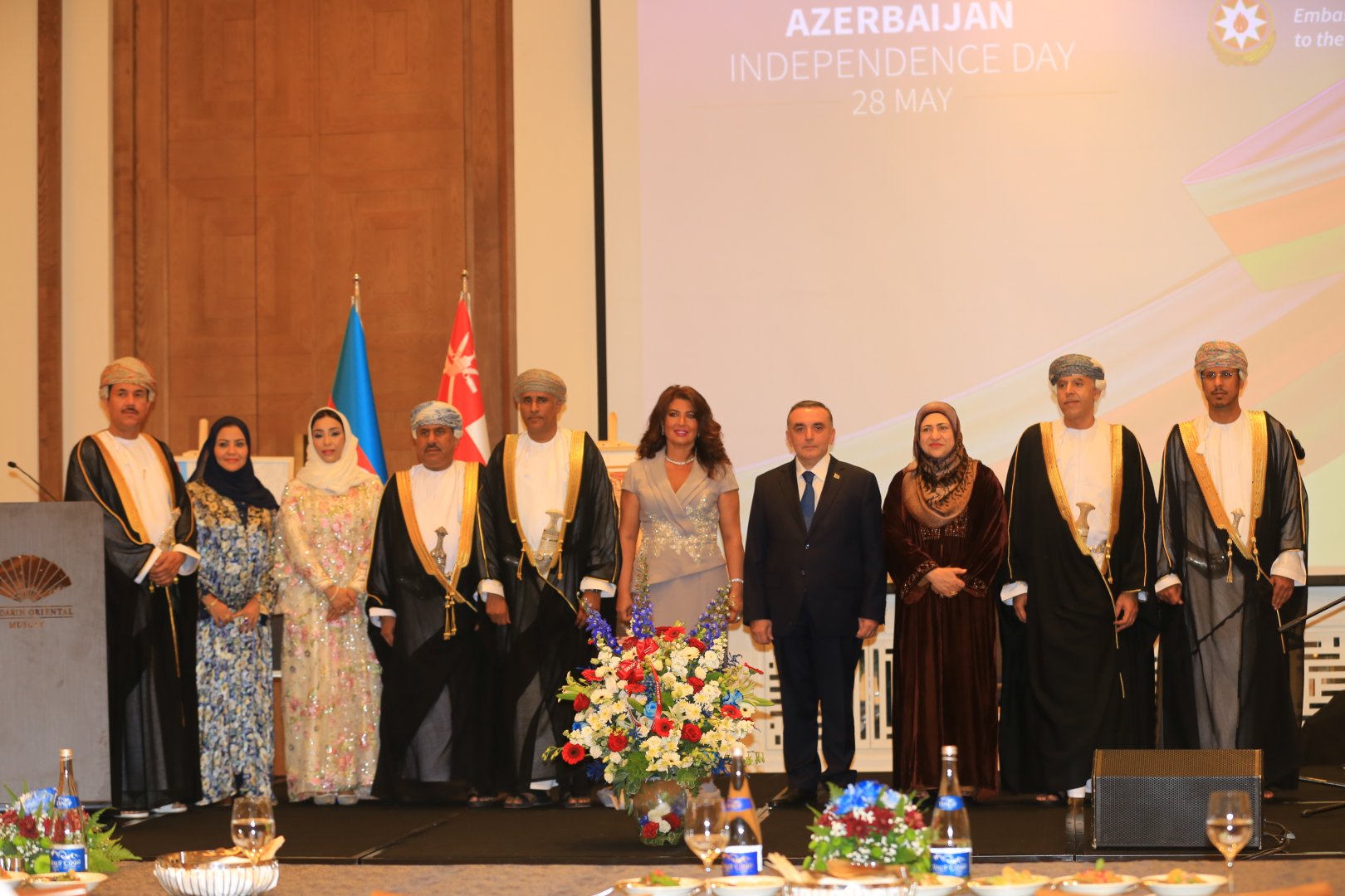 Omanda Azərbaycan Respublikasının Müstəqillik Günü münasibətilə rəsmi qəbul keçirilib (FOTO/VİDEO)