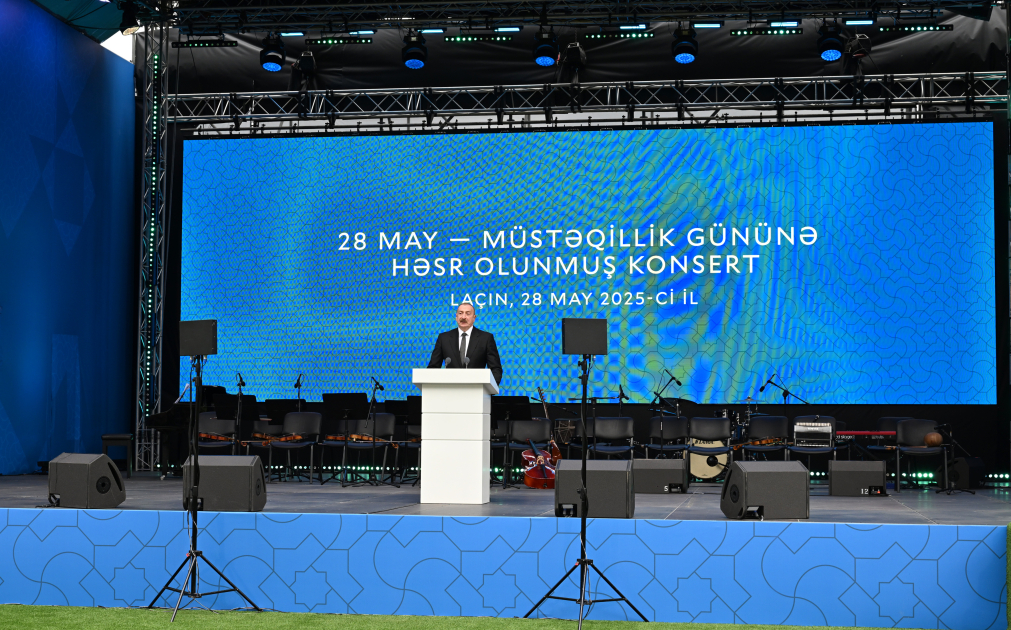 Laçında 28 May - Müstəqillik Gününə həsr olunmuş konsert keçirilib (FOTO/VİDEO) (YENİLƏNİB-3)