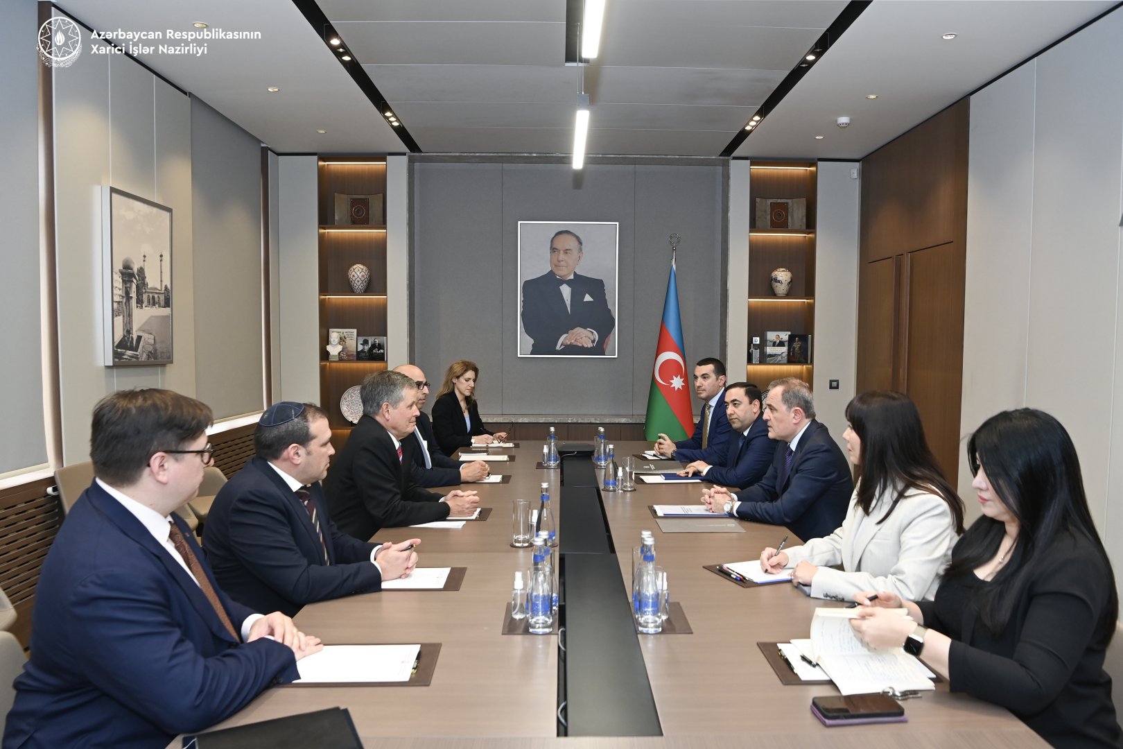 Azərbaycan-ABŞ əlaqələrinin cari vəziyyəti və perspektivləri müzakirə olunub (FOTO)