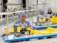 Laçınlıların çalışdığı “LATIFA” tikiş fabrikində gündə 2 min tekstil məhsulu istehsal olunacaq (FOTO)