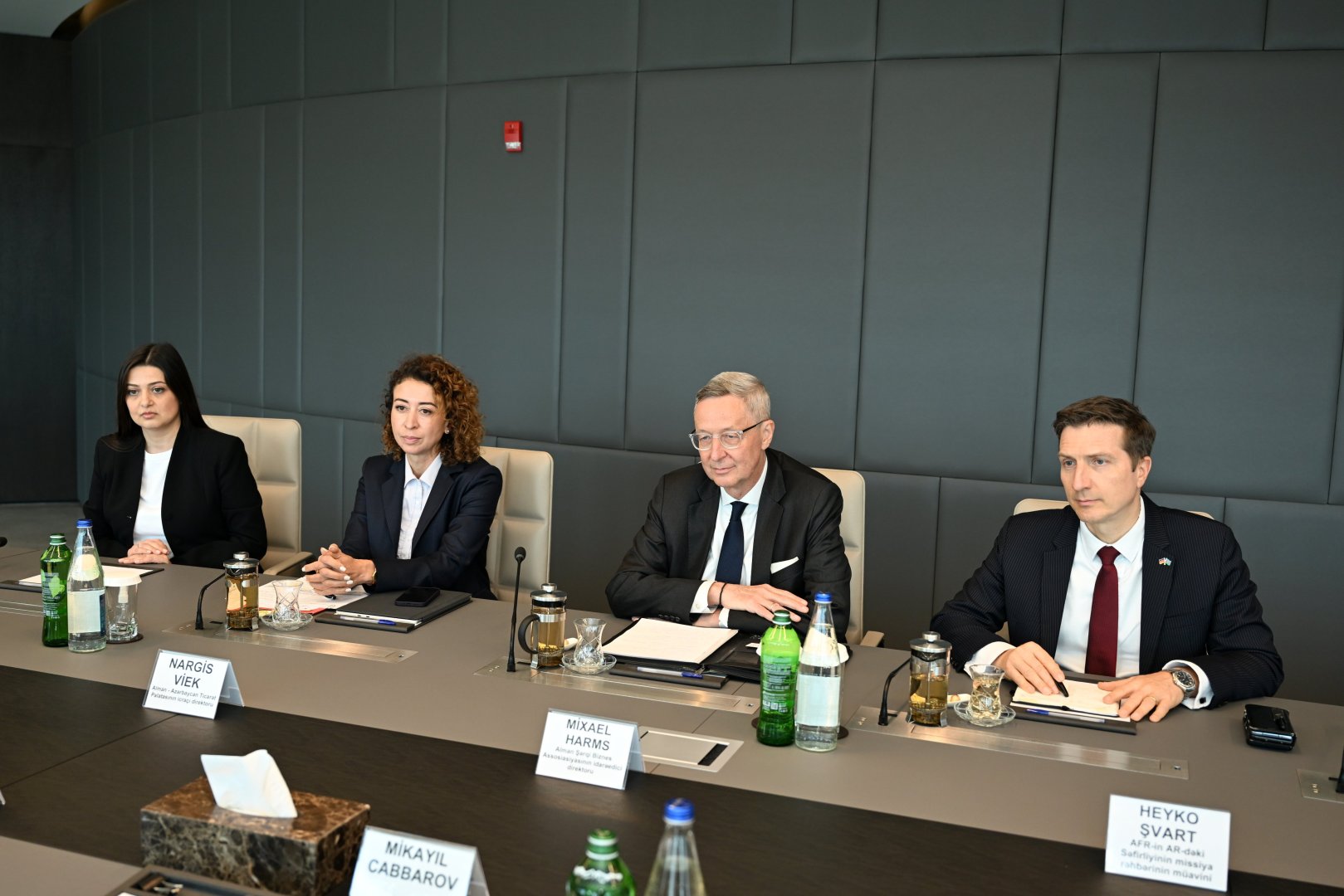 Azərbaycan və Almaniya şirkətləri arasında əlaqələrin genişləndirilməsi üzrə yol xəritəsi imzalanıb (FOTO)