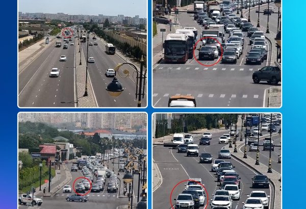 Bakıda qəzaya görə iki saata yaxın tıxacda qaldılar