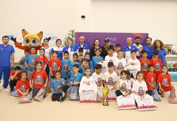 Uşaqlar üçün “İdman gimnastikadan başlayır" estafet yarışları keçirilib (FOTO)