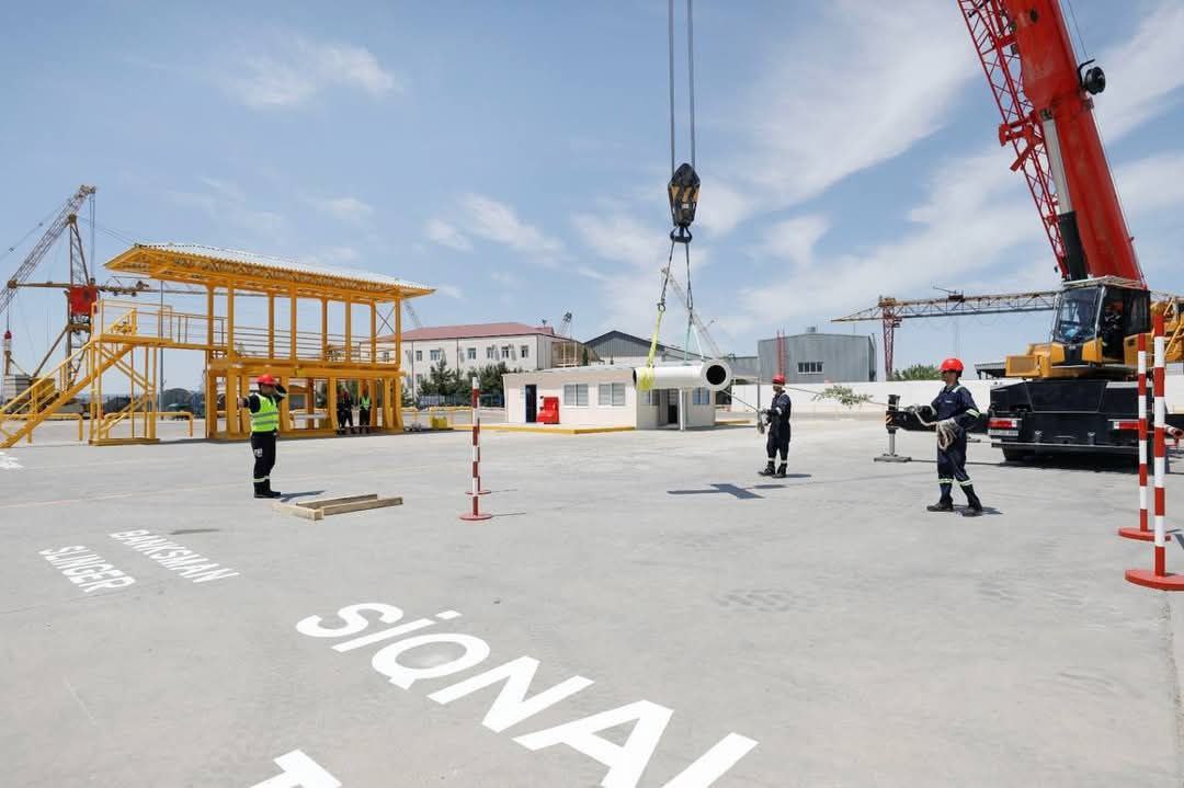 SOCAR-da “Yükqaldırma Təlim Poliqonu”nun açılışı olub (FOTO)
