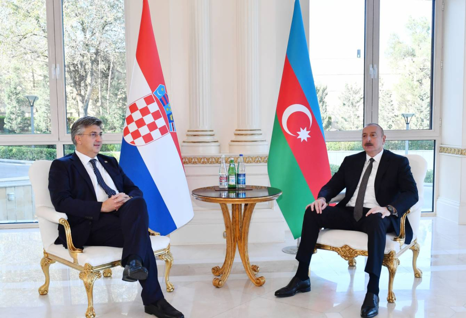 Prezident İlham Əliyev: Xorvatiya ilə siyasi dialoqumuz əməkdaşlığımızı genişləndirmək üçün yaxşı zəmin yaradır