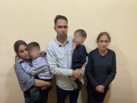 Həyati təhlükə ilə üzləşən sərhəd pozucuları təxliyə edilib (FOTO/VİDEO)