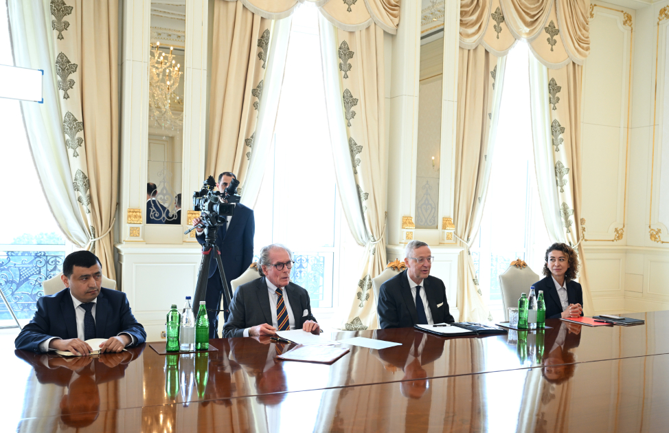 Prezident İlham Əliyev Alman İqtisadiyyatının Şərq Komitəsinin sədrini qəbul edib (FOTO/VİDEO) (YENİLƏNİB)