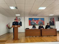 Qusarda şagirdlərə Polis Akademiyasına qəbul barədə məlumat verilib (FOTO)