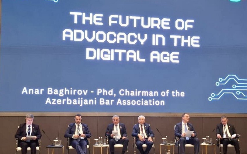 Vəkillər Kollegiyasının rəhbərliyi Beynəlxalq Hüquq Forumunda iştirak edib