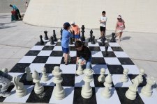 Heydər Əliyev Mərkəzinin parkında Uşaq festivalı keçirilib (FOTO)