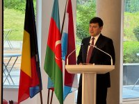 Belçika azərbaycanlıları ilə görüş keçirilib (FOTO)