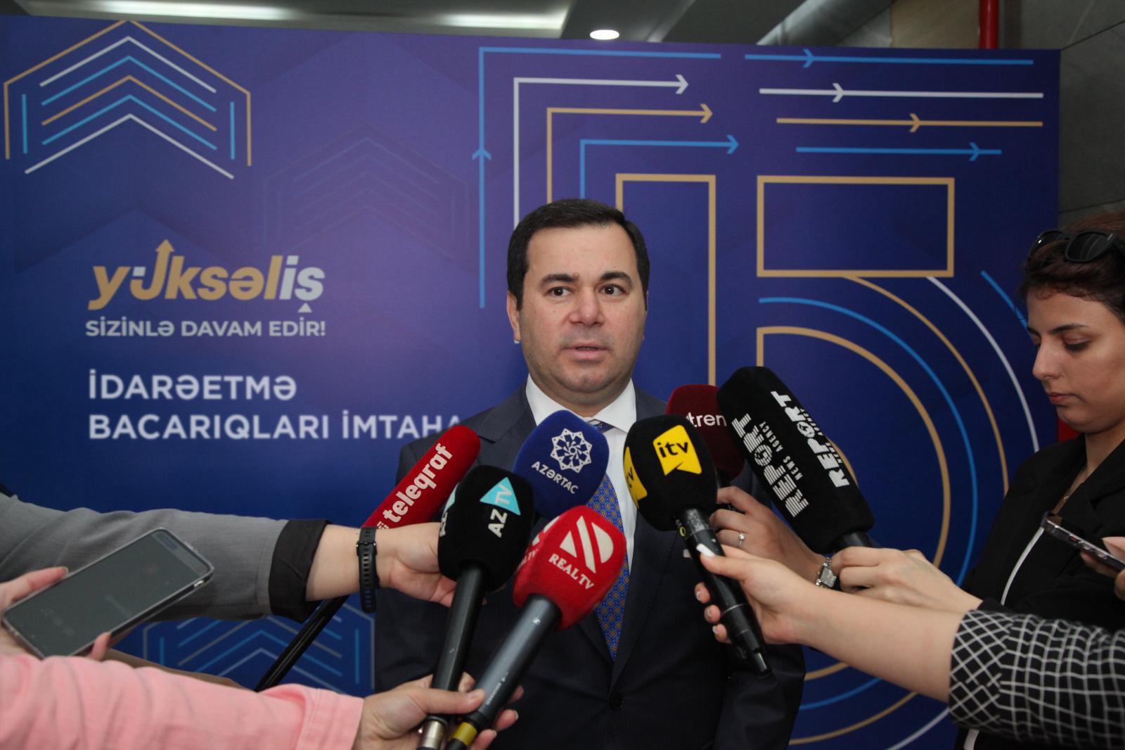 İdarəetmə bacarıqları imtahanı Kadr Bankının formalaşmasına xidmət edir - Fərhad Hacıyev (FOTO)