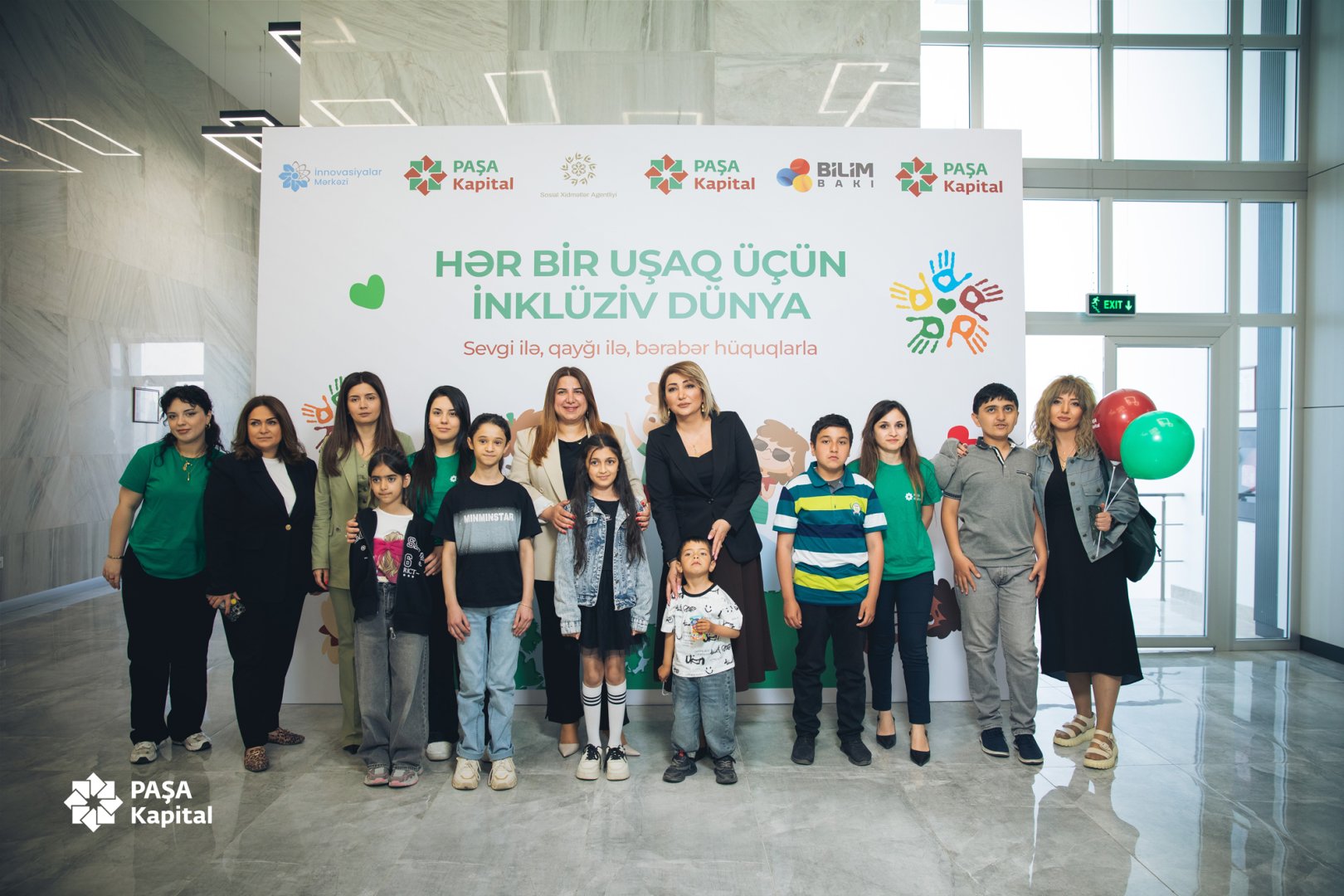 PAŞA Kapital-dan 1 iyuna özəl “Hər bir uşaq üçün inklüziv dünya” adlı sosial layihə (FOTO)