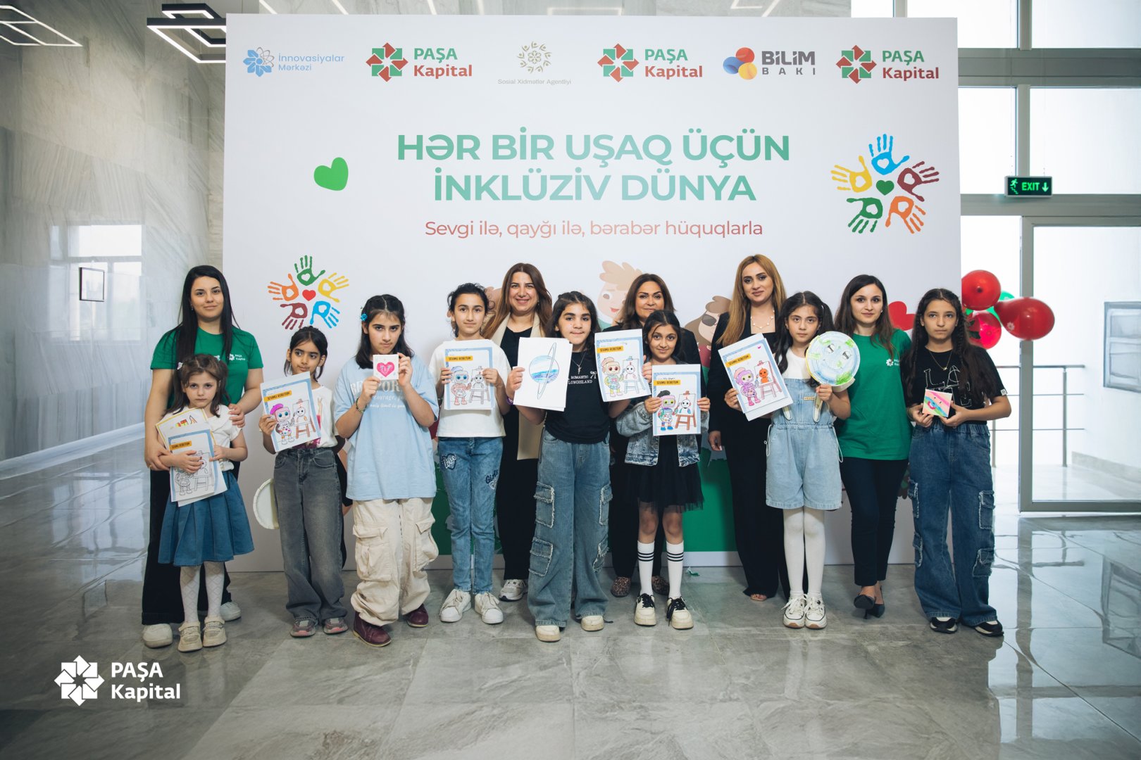 PAŞA Kapital-dan 1 iyuna özəl “Hər bir uşaq üçün inklüziv dünya” adlı sosial layihə (FOTO)