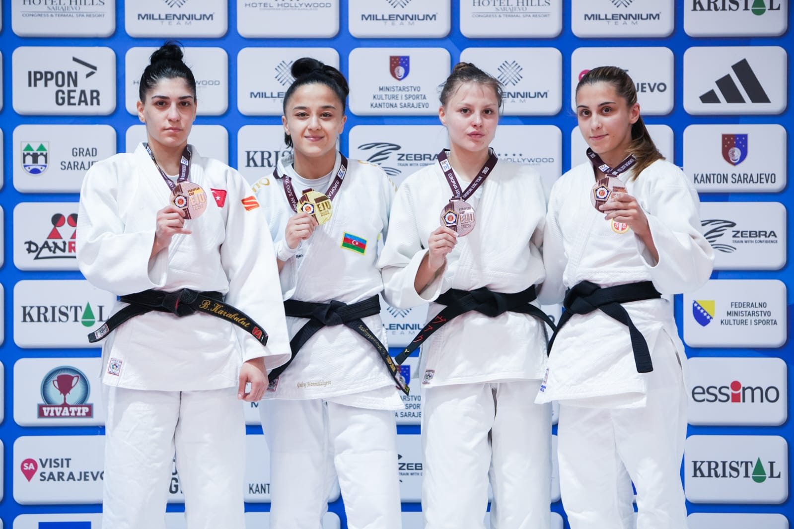Azərbaycan cüdoçuları Avropa Kubokunu 4 medalla başa vurublar