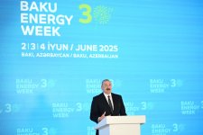 Prezident İlham Əliyev 30-cu “Caspian Oil and Gas”, 13-cü “Caspian Power” və 30-cu “Baku Energy Forum”un rəsmi açılış mərasimində çıxış edib (YENİLƏNİB-4) (FOTO/VİDEO)