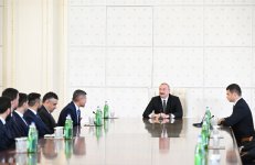 Prezident İlham Əliyev minifutbol üzrə dünya çempionatının qalibi olan Azərbaycan milli komandasının üzvlərini qəbul edib (FOTO/VİDEO) (YENİLƏNİB)