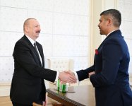 Prezident İlham Əliyev minifutbol üzrə dünya çempionatının qalibi olan Azərbaycan milli komandasının üzvlərini qəbul edib (FOTO/VİDEO) (YENİLƏNİB)