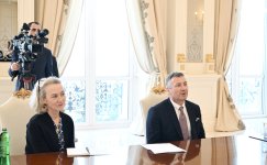 Prezident İlham Əliyev “ExxonMobil” şirkətinin vitse-prezidentini qəbul edib (FOTO/VİDEO) (YENİLƏNİB)