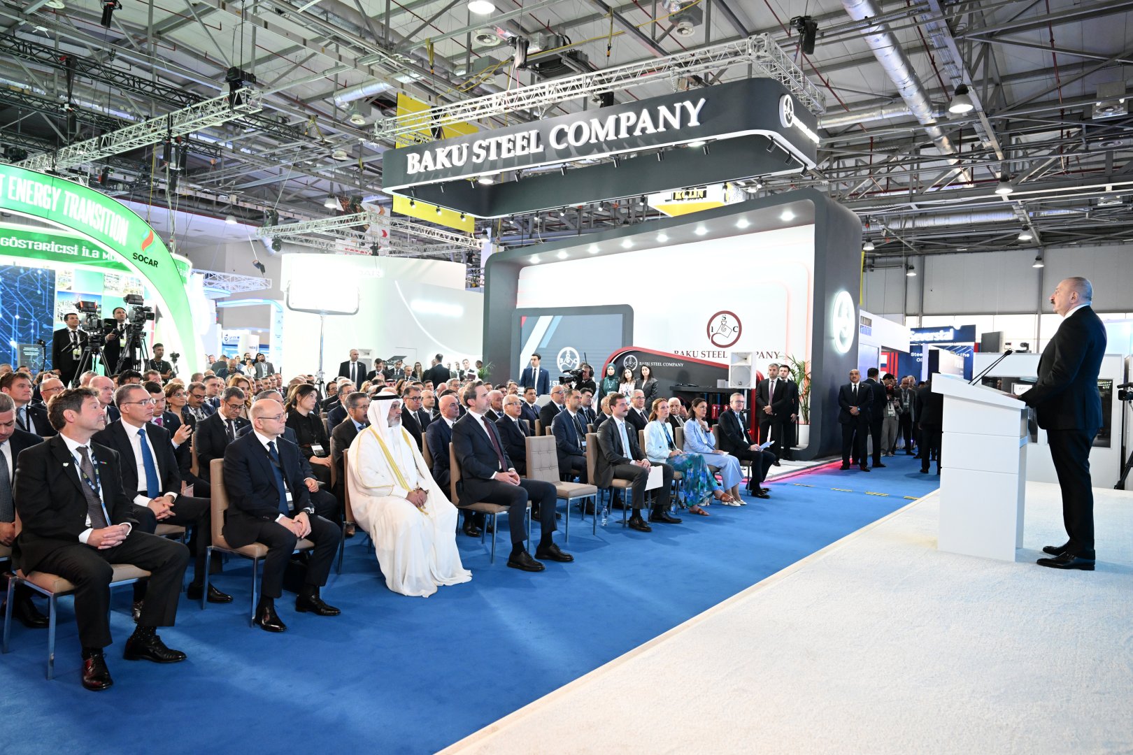 Prezident İlham Əliyev 30-cu “Caspian Oil and Gas”, 13-cü “Caspian Power” və 30-cu “Baku Energy Forum”un rəsmi açılış mərasimində çıxış edib (YENİLƏNİB-4) (FOTO/VİDEO)