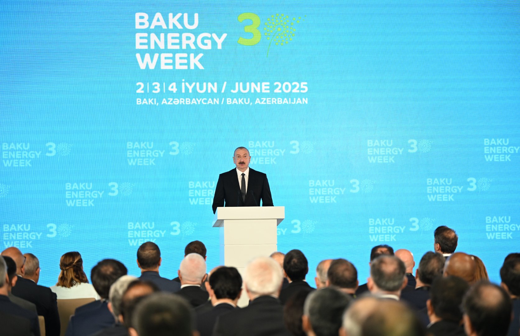Prezident İlham Əliyev 30-cu “Caspian Oil and Gas”, 13-cü “Caspian Power” və 30-cu “Baku Energy Forum”un rəsmi açılış mərasimində çıxış edib (YENİLƏNİB-4) (FOTO/VİDEO)